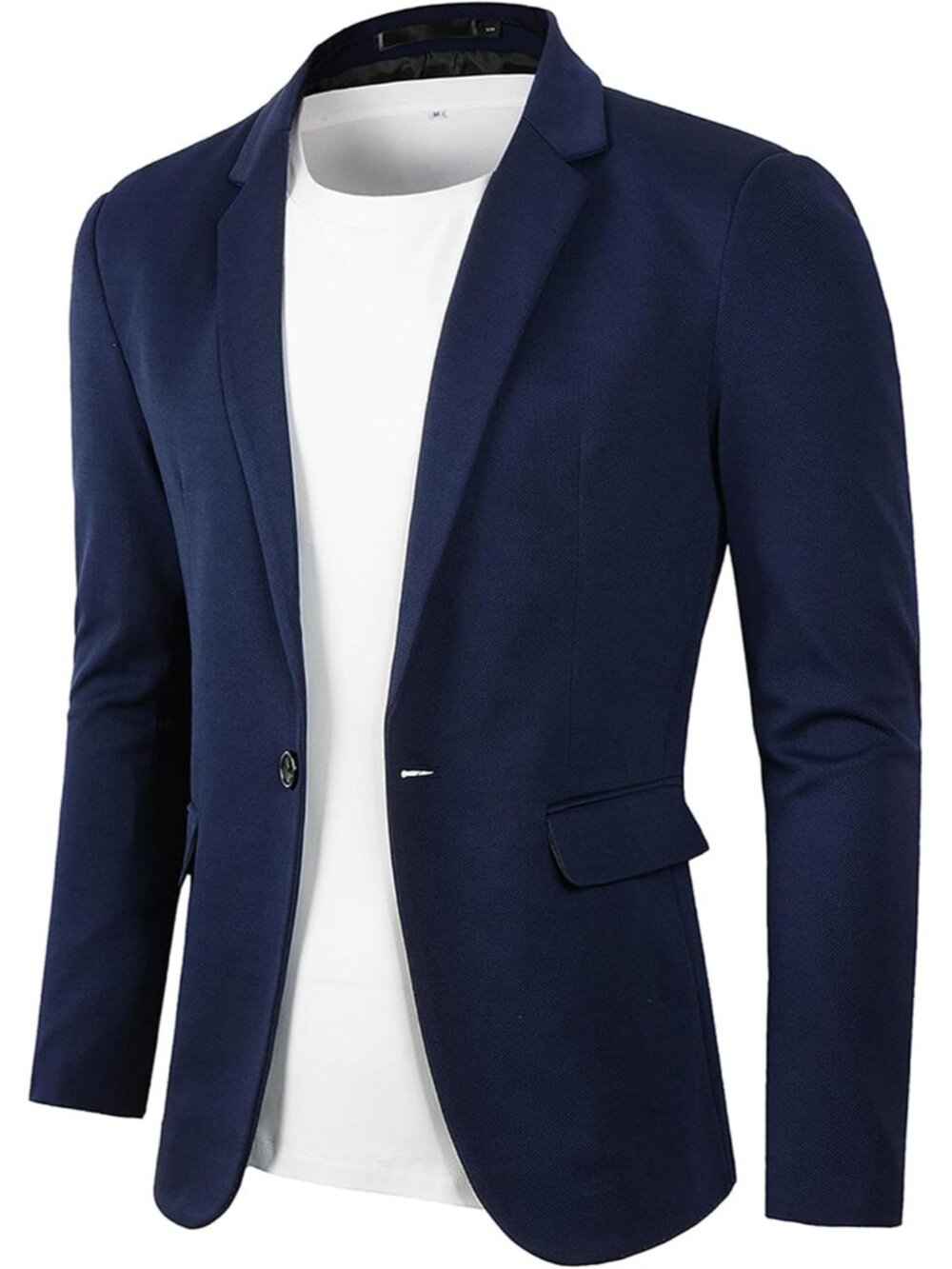 Men's Casual Blazer Suit Jackets Lightweight Sports Coats One Button